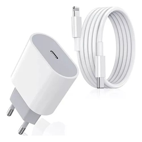 Cargador Carga Rapida 20w Compatible iPhone 8 X 11 12 13 Pro