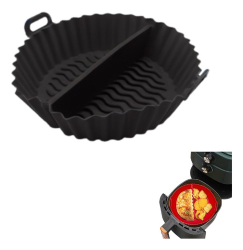 Canastilla Para Olla Freidora, Air Fryer En Silicona Gruesa