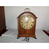 Antiguo Reloj Mesa Maple & Co London Mahogany Func No Envio