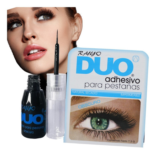 Pegamento Pestañas Duo Rayo Obscuro  Invisible 7.3 G