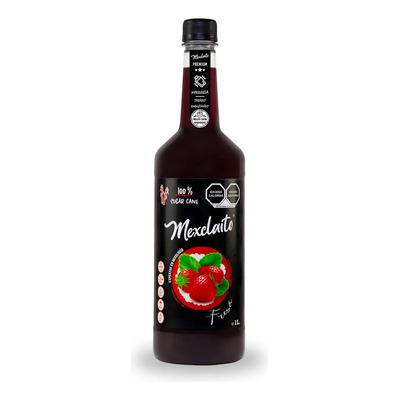 Jarabe\u002Fsyrop Sabor Fresa 1 L Endulzante Bebidas Postres | MercadoLibre
