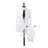 Blazer De Boda De Fiesta Slim-fit De 2 Piezas Para Hombre