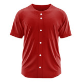 Camisola Casaca De Béisbol Tela Deportiva Liso Hombre