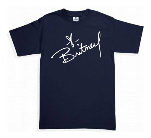 Playera Britney Spears Firma Autografo Hombre Mujer