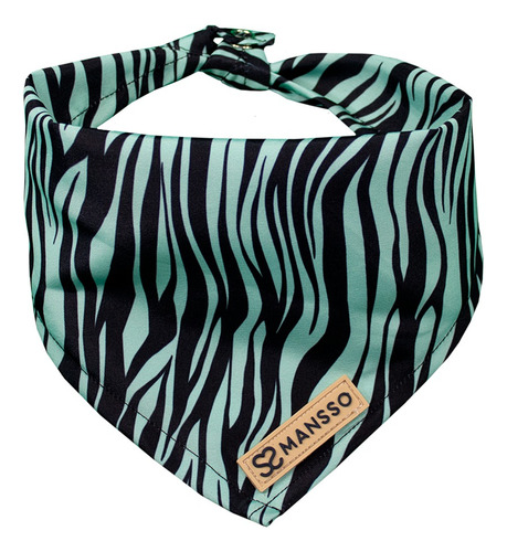 Pañoleta Zebra Verde Para Perro/g - Unidad a $20000