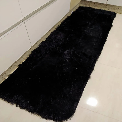 Passadeira 2,00 X 0,60 Texfine Peludo Macio Shaggy .