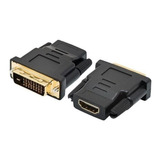 Adaptador Conversor De Hdmi Para Dvi-d Dual 24 Macho