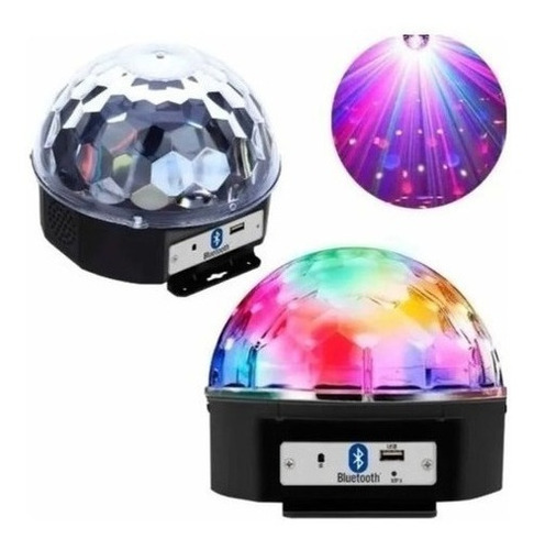 Globo Bola Maluca Bluetooth Rgb  Controle Remoto Usb Mp3