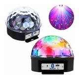 Globo Bola Maluca Bluetooth Rgb  Controle Remoto Usb Mp3