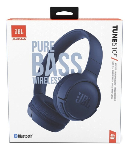 Fone Bluetooth Jbl Pure Bass Wireless Tune510