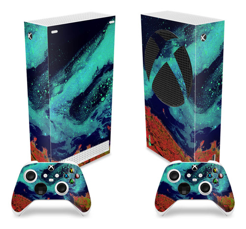 Skin Para Xbox Series S Adesivo Vertical - Modelo 105