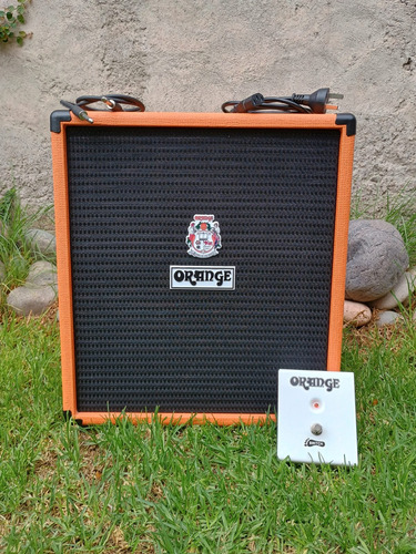 Orange Crush Bass 50 - Naranja - 230v + Foot Switch