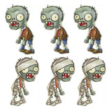 Kit Fiesta Plants Vs Zombies Globos De Cumpleaños 6pcs