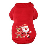 5 Sudadera Con Capucha Para Perros Cachorros De Navidad, M