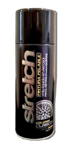 Aerosol Stretch Negro Vinilo Removible Linea Brillante 