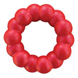 Kong Km1 Ring Dog Toy, Color Rojo, Mediano/grande