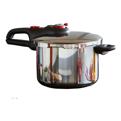 Olla Tefal Express 8 Litros Acero Inoxidable Color Plateado | Envío gratis