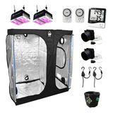 Combo Full Kit Indoor Carpa 60x120x160 + 2 Led Growtech 200w