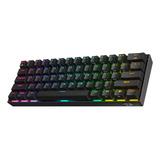 Teclado Gamer Wireless Redragon Draconic Pro Rgb 3 En 1