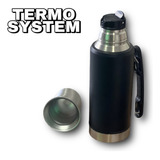 Termo System Pico Cebador Con Manija + Tapa Tipo Mate Inox