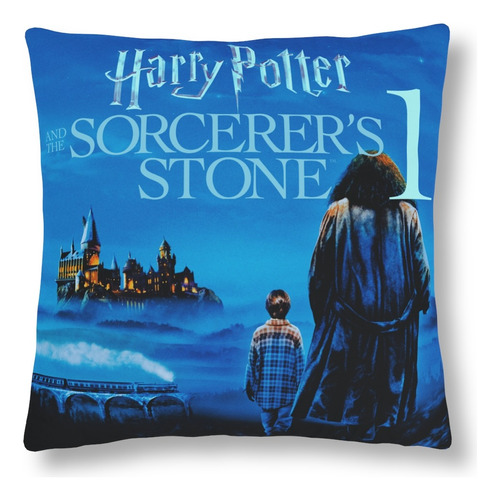 Rnm-0287 Funda Cojin Harry Potter Y La Piedra Filosofal