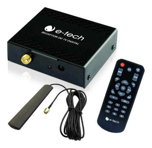 Antena Tv Digital Automotivo Receptor E-tech Dvd Multímidia