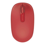 Mouse Inalámbrico Microsoft  Mobile Souris Wireless Mobile 1850 Rojo