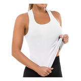 3 Camisetas Mujer Sin Manga Fibra Bambú . Musculosa Mujer