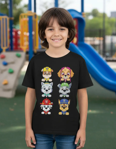 Playera Paw Patrol Caras