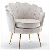 Us Pride Furniture Silla Barril De Terciopelo, Elegante Ace.