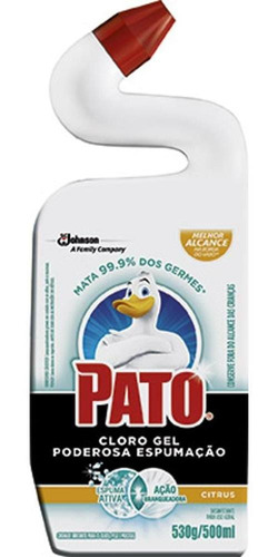 Limpador Pato Cloro Gel Citrus 500ml