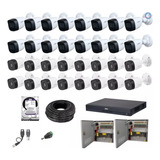 Kit 32 Camaras 5mp 16 Audio Dvr Wizsense Dahua Balun Utp 4tb