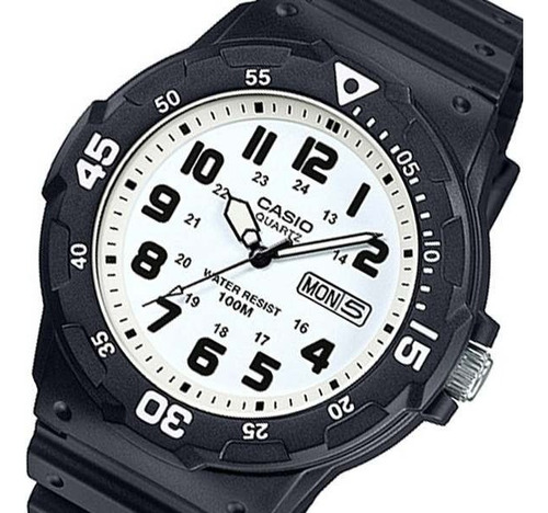 Reloj Casio Mrw-200h-7bv Sports 100m Aro Biselado Loc Centro