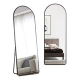 Espelho Grande Corpo Inteiro Arco Moldura Metal 150x40cm Top