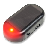 Alarma Falsa Para Auto Color Rojo/azul Solar Usb Evita Robo