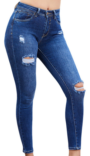 Nyd Jeans Mezclilla Mujer Skinny Cómodos Y Juveniles - 221n