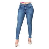 Pantalon De Mezclilla De Dama Corte Colombiano Itzi Jean 474