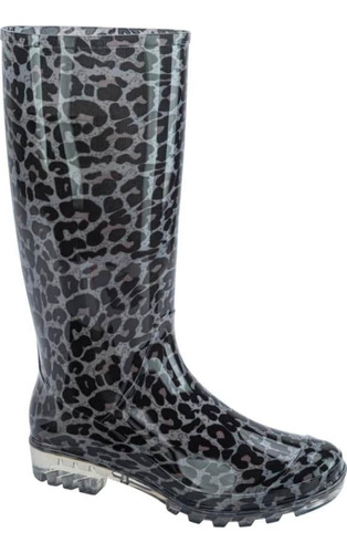 Botas Largas De Lluvia Animal Print 1140387 Mujer