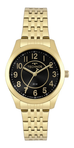 Relógio Technos Masculino Dourado 2035mjds/4p