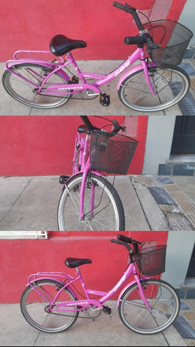 Bicicleta De Nena Rodado 24 Rosa