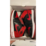 Zapatillas Nike Air Jordan 1 Mid Bred Text Talle 36,5 Arg