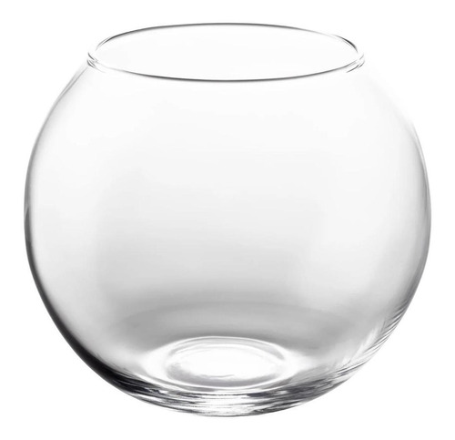  Vaso Aquário Redondo Decoração Vidro Terrário 2,2l