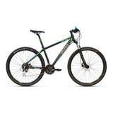 Mountain Bike Vairo Xr 3.8  2020 R29 M 24v Frenos De Disco Hidráulico Cambios Shimano 34.9 42t Y Shimano Acera Color Negro/verde/cian  