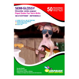 Papel Fotografico Doble Faz Semi-glossy A4/160gr/50 Hojas 