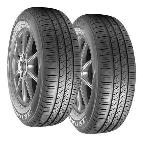 Paquete De 2 Llantas 185/60r14 Zetum Kr26 82h Msi