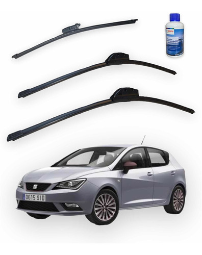 3 Plumas Limpiaparabrisas Seat Ibiza 2012 2013 2014 2015 16