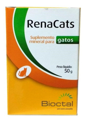 Suplemento Mineral Para Gatos Renacats 50g - Bioctal