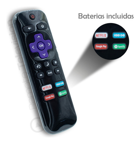 Control Remoto Atvio Smart R0ku Tv