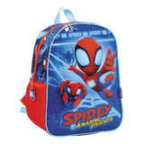 Mochila Escolar Espalda 12 P Spiderman Hombre Araña Spidey 