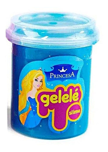 Pote Slime Gelelé Com Brilho Princesa 152g - Doce Brinquedo